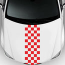 Racing Sports Stripe Car Hood Bonnet Stickers Decals Auto Styling Accessories