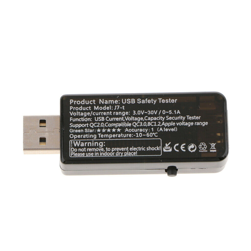 USB Safety ,USB Digital Power Meter  Multimeter Current And Volt