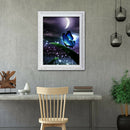 5D DIY Full Drill Diamond Painting Moon Butterfly Cross Stitch Embroidery