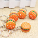 Cute-Hamburger Key Chain Ring^Charm Pendant Bag Purse Food Keyring Women^JewelOS