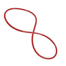 Red Silicone O Ring Seal Washers 85mm x 81mm x 2mm