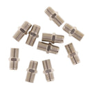 10x F Type Coaxial Cable Coupler Female F/F Jack Adapter Connector RG59 RG6