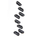 40pcs U Shape Steel Snap Clips For Feather Hair Extensions Wigs Weft FeatheJC.