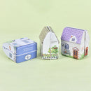 Wedding Party Gift Box House Shape Package Tin Box Candy Cookies Biscuit C a Gw