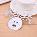 Deer Head Metal cutting die stencils DIY Scrapbooking Album Embossing Craft
