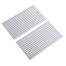 2 Pack 100*55*6mm Cooling Fin, Aluminum Heat Sink Radiator for CPU RAM IC LED