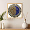 5D DIY Special Shaped Diamond Painting Moon Face Cross Stitch Mosaic Kits