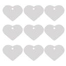 50Pcs Personalized Heart Love Dog Cat ID Tags Customized Cat Puppy Name Pho