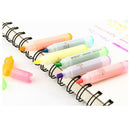 6pcs Highlighter Pens Cute Ninja Permanent Markers Fine Point Tip Novelty S S2T3