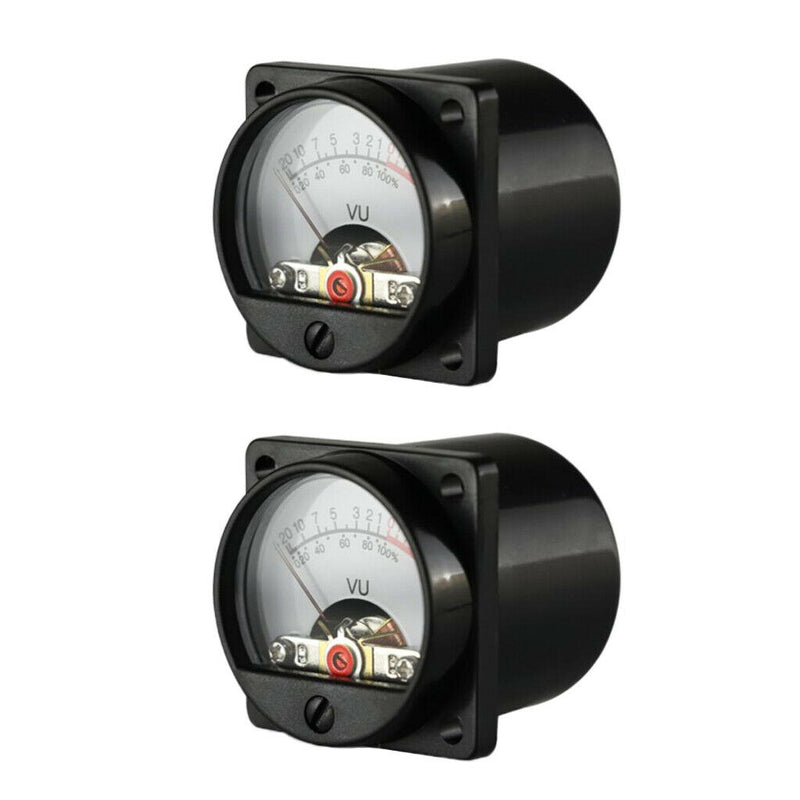 2pcs High Precision 500uA Panel Meter VU Audio DB Level Meter Amp Accessory