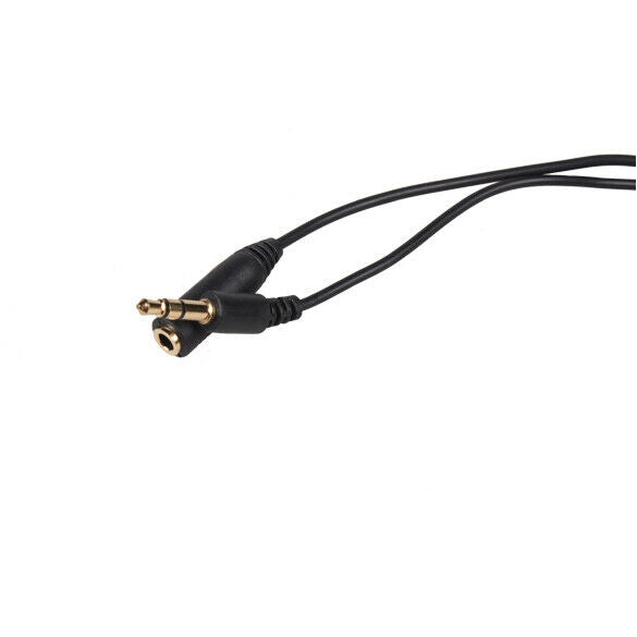 3.5mm M/F Stereo Earphone Audio Extension Cable 1M with Volume Control