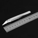 1PC Ceramic Tweezers with Stainless Steel Handle Curved Aimed Tweezer