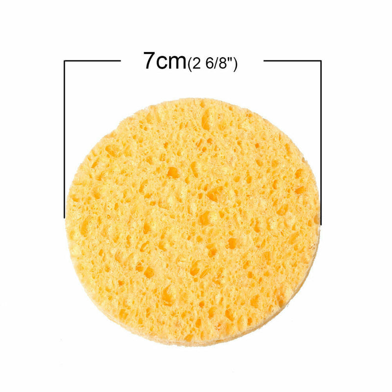 4PCS Useful Facial Soft Puff Face Cleansing Washing Sponge Pad Makeup Remover LU