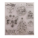 Silicone Clear Stamp Transparent Rubber Stamps DIY Scrapbook Christmas gift  Z