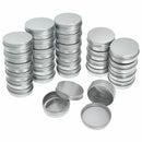 Pack Of 40 Screw Top Round Aluminum Tins Cans - Aluminum Screw Lid Round Ti Z1Q9