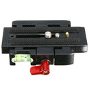 Quick Release QR Plate Adapter Base Station JS Fit For DSLR Camera Tripo BJD