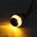 2x Motorcycle Turn Signal LED Light Indicator Blinker Bar End Top