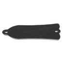 Electric Guitar Truss Rod Cover Bell-shaped with Screws, Black