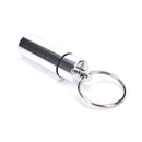 Medicine Bottle Keychain Container Waterproof Holder Aluminum Drug Box Case ME