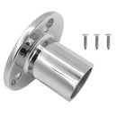Stainless Steel Boat Hand Rail Fitting 1" 90 Degree Round Stanchion Base