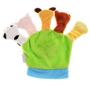 Game Finger Puppet Glove with Five Plush Animals Kids Educational Toys