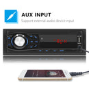 Single 1DIN Car Stereo MP3 Player FM Radio USB AUX TF Card U Disk Head Unit 12V