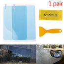 1Pair Anti Fog Car Mirror Window Clear Anti Light Rearview Mirror Rainproof  OZ