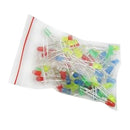 40pcs 5mm 8 Colors LED Super Bright Light Emitting Diode Bulk Pack Arduino