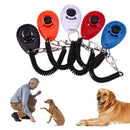 5pcs Pet Dog Training Clicker Pet Trainer Tool Key Chain (Fixed 5 Colors)