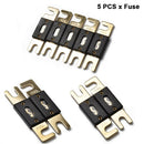 5pcs 150A Bolt-on Link ANL Fuse Mini Portable Professional Zinc Alloy Car Audio