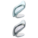2 Piece Self Draining Sheet Shape Soap Tray Bathroom Shower