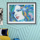 5D DIY Special Shaped Diamond Painting Beauty Cross Stitch Mosaic Kit Decor