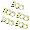 10pcs Wooden Halloween BOO Pendant Small Hangings Pendants Props for DIY Pa