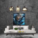 Diamond Painting Kits Eagle and Woman Full Round Drill Picture Handicrafts