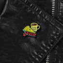Fashion Coffee Tea Toast Pins Brooch Creative Badges Jacket Lapel Ornaments
