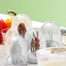4pcs Kitchen Supplies Four animal Spice Jar Creative Animals Seasoning Bott