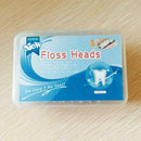 200pcs Double Floss Head Hygiene Dental Plastic Interdental Brush Toothpick