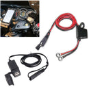 12V Motorcycle SAE to USB Phone Charger Adapter Cable Inline Fuse Waterproof New