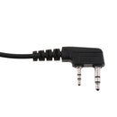 Flexible Throat Microphone Covert Acoustic Tube Earpiece Finger PTT Headset
