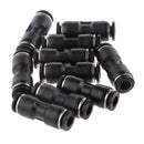 30pcs Straight Push In Air Quick Fittings Joint Coupler Assortment