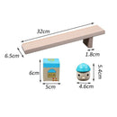 Puzzle Mushroom Slides, Toddlers, Early Education, Interest, Wooden Toys T6F6