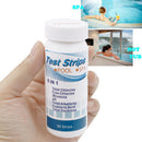 6-In-1 Swimming Pool Test Paper Residual Chlorine PH Value Alkalinity Hardness
