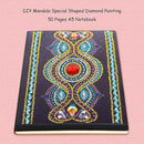 DIY Mandala Special Shaped Diamond Painting 50 Sheets A5 Office Notebook