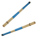 1 Pair 40cm Rod Drum Brush Drum Sticks Drumsticks for Jazz Folk Music Blue