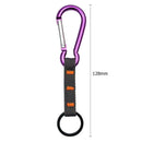 Outdoor Multifunction Key Ribbon Buckle Aluminum Carabiner Strap Clasp
