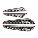 4X Real Carbon Fiber  Car Side Door Edge Protection Guards Stickers WGATAU T FT