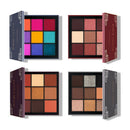 Gray 9 Colors Eye Shadow Long-Lasting Waterproof Palette Matte Shimmer Glit