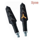 Amber Motorcycle Turn Signals LED Lamp Tail Light Blinker For Motor Stop Br A3Z3