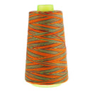 4 Rolls Polyester Cross Stitch Overlocking Sewing Accessories Durable Yellow