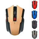 2.4Ghz Wireless Optical Gaming Mouse Mice & USB Receiver Red Black For PC L C8K0